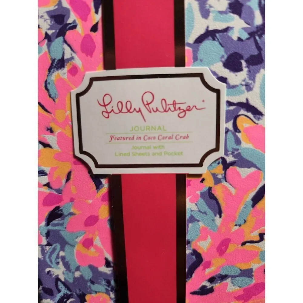 Lilly Pulitzer Journal Coco Coral Crab